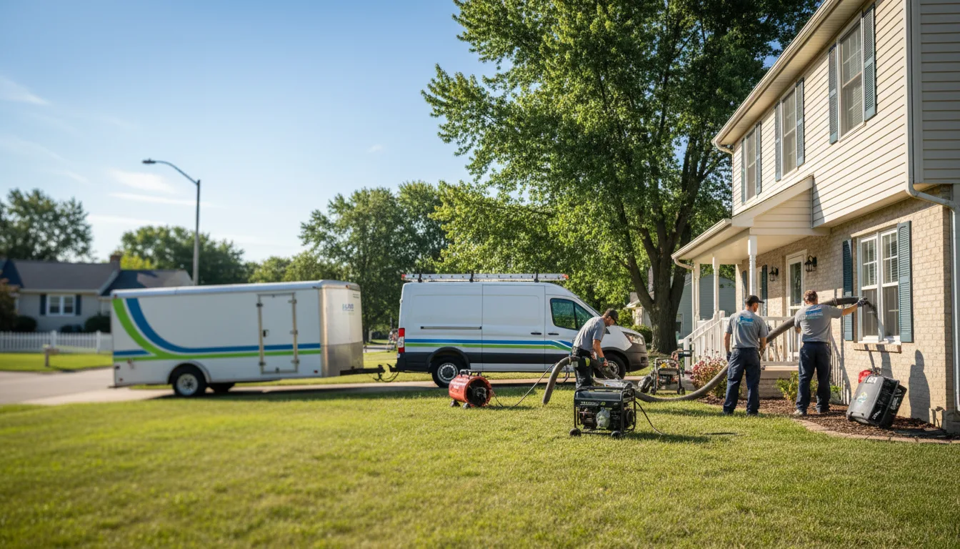 Flooded Basement Restoration And Cleanup With Repair in Prairie Village, KS near me